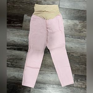 Old Navy Pink and Tan Maternity Pants